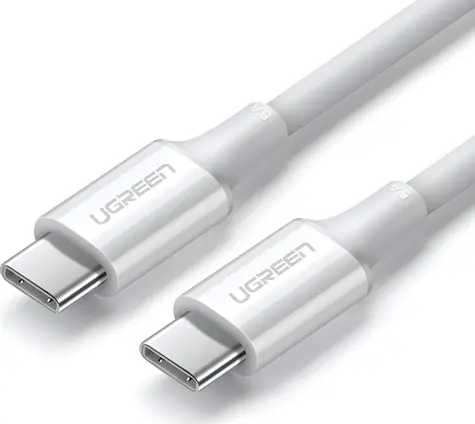 Ugreen Kabel USB-C - USB-C 2 m bílá / Kabel / Rychlé nabíjení