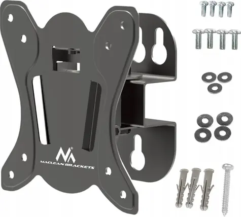 Maclean MC-415 černá / Nástěnný držák pro TV + monitor / 13-32