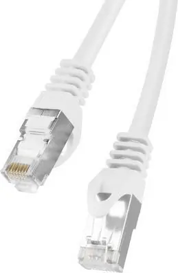 Lanberg FTP CAT6 2m bílá / Patch kabel / RJ45-RJ45