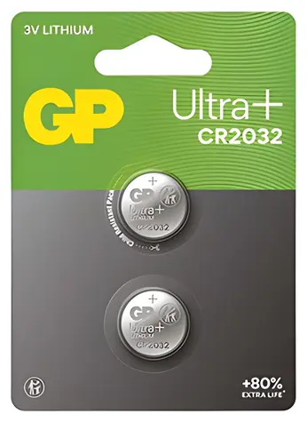 GP CR2032 / Lithiová knoflíková baterie / 2 ks
