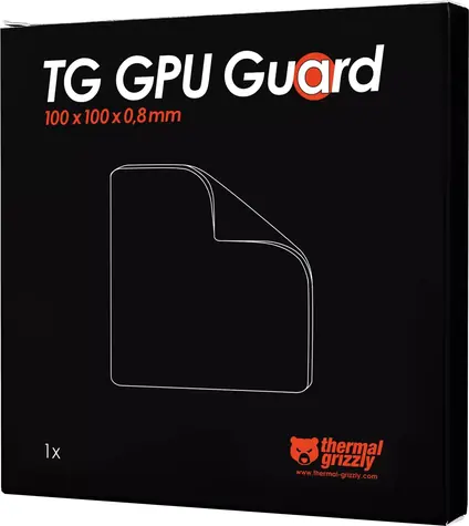Thermal Grizzly TG GPU Guard černá / Pěnové těsnění GPU / 100 x 100 mm