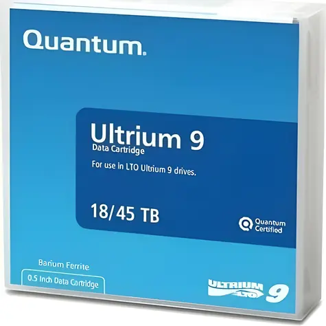 Quantum LTO-9 Ultrium kazeta 18TB / Datová páska / komprese až 45TB / poměr 2,5:1