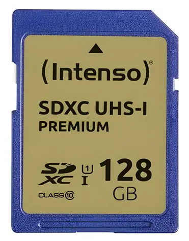 Intenso 128GB / Paměťová karta / SDXC / Class 10 / UHS-I / čtení: až 45 MB/s