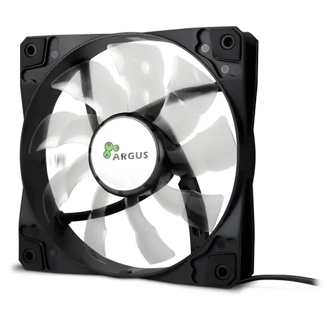Inter-Tech Argus L-12025 / Ventilátor / 120 mm / 20 dB / 1200 ot./min / kluzné ložisko