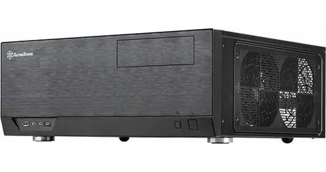 SilverStone SST-GD09B-C černá / PC skříň / HTPC / ATX / bez zdroje / USB-C