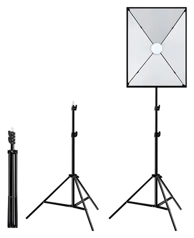 Puluz PU5070EU / Studiová sada / Softbox 50x70 cm / Stativ / LED žárovka 30W / 5700K