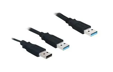 Delock USB Type-A - Type-A / USB kabel / USB 3.2 Gen 1 (5 Gbps) / 60 cm