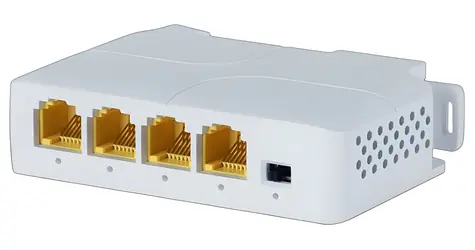XtendLan PoE LAN extender / PoE extender / 1x PoE-in 90W 802.3bt / 3x PoE-out 60W 802.3af/at / Gigabit