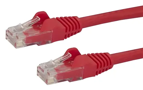 StarTech červená / Patch kabel UTP Cat6 / 2 m / RJ-45 / PoE