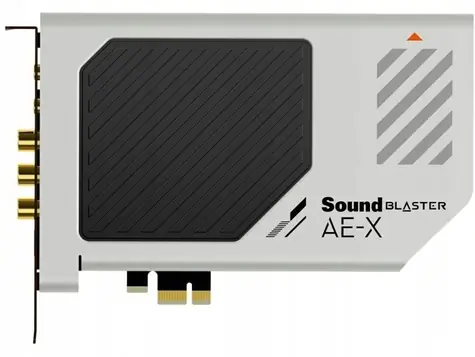 Creative Sound Blaster AE-X šedá/černá / Zvuková karta / PCIe / ESS SABRE DAC / sluchátkový zesilovač