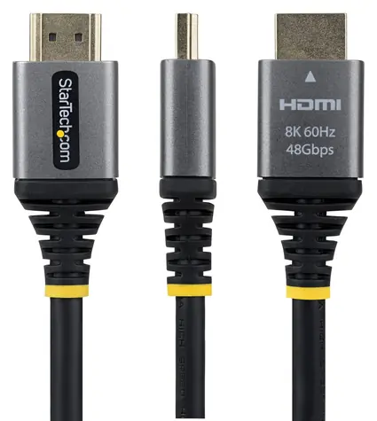 StarTech HDMI 2.1 kabel 0,3 m černá / Kabel / 8K / 60 Hz / HDR