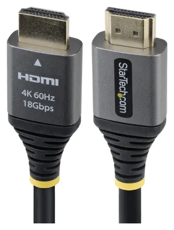 StarTech HDMI 2.0 černá / Kabel / 1,5 m / 4K 60Hz / HDR10 / Dolby Vision