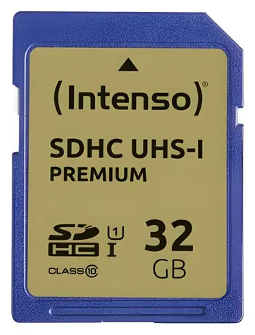 Intenso SDHC 32GB / Paměťová karta / Class 10 / UHS-I / čtení 45 MB/s / zápis 10 MB/s