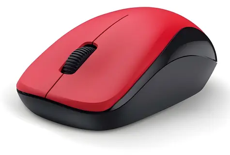 Genius NX-7000 červená / Bezdrátová myš / 1200 dpi / Blue-Eye senzor / 2,4 GHz