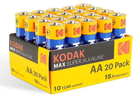 Kodak MAX SUPER / Alkalická baterie AA / 20 ks