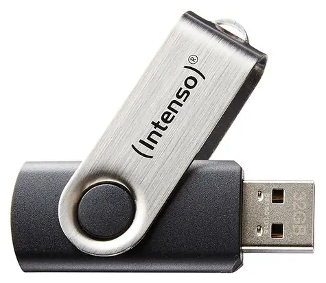 Intenso Basic Line 16GB černá/stříbrná / Flash disk / USB 2.0 / čtení 28 MB/s / zápis 6,5 MB/s