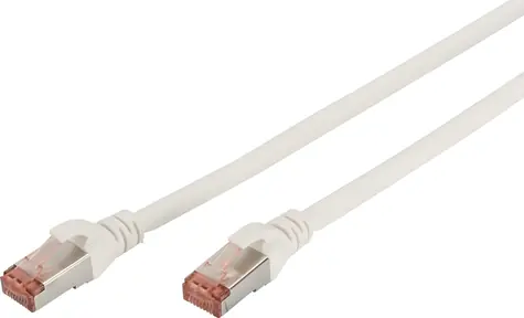 Digitus bílá / Patch kabel / Cat 6 S/FTP / 3 m / AWG 27/7