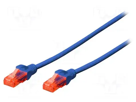 Digitus modrá / Patch kabel / Cat6 / U/UTP / LSZH / 0,25 m