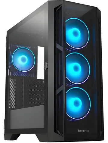 Chieftec GA-01B-TG-OP černá / PC skříň / E-ATX / tvrzené sklo / 4x 120mm ARGB / bez zdroje