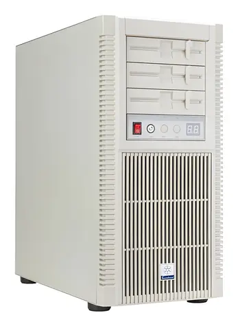 SilverStone FLP02 béžová / Skříň / Midi tower / ATX, SSI-CEB / bez zdroje
