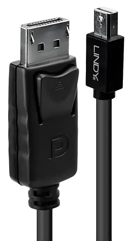 Lindy Mini DisplayPort - DisplayPort černá / Kabel / 2 m / max. 2560 × 1600 px