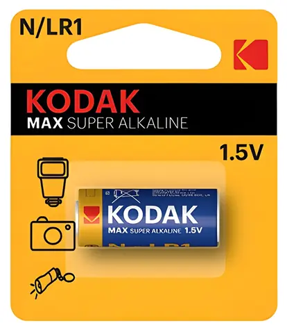 Kodak MAX SUPER alkalická baterie LR1 / 1 ks / blistr