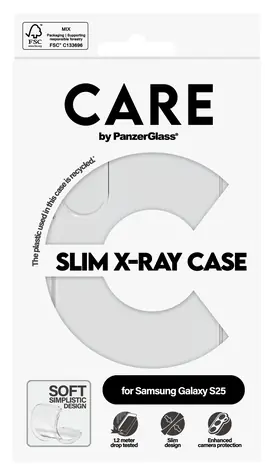 PanzerGlass CARE X-Ray Samsung Galaxy S25 čirá / Kryt / TPU