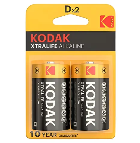 Kodak XTRALIFE / Alkalická baterie D (LR20) / 2 ks / 1,5 V