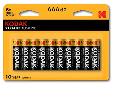 Kodak XTRALIFE AAA / Alkalická baterie / 10 ks