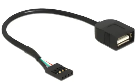 DeLock USB 2.0 (F) - USB 2.0 pin header 83291 / Redukce / 0,2 m