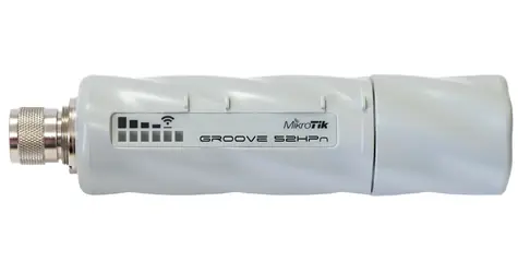 MikroTik RBGroove52HPn / Venkovní jednotka / 2,4/5GHz / 802.11a/b/g/n / TDMA / RouterOS L3