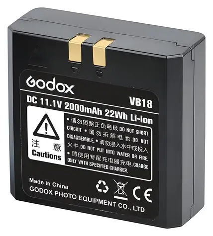 Godox VB-18 / Baterie pro blesk / Kompatibilní s Godox V860II
