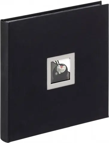 Walther Black & White FA217B černá / Fotoalbum / vázané / 30 × 30 cm