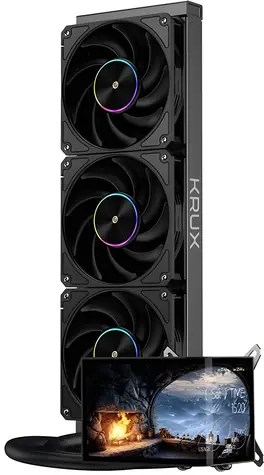 Krux HydroArc 360 černá / Komplet vodního chlazení CPU / 360 mm / 3x 120mm / ARGB
