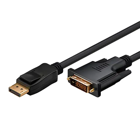 Kabel DisplayPort - DVI 24+1 černý / Video kabel / 2 m / pozlacené konektory / 1080p