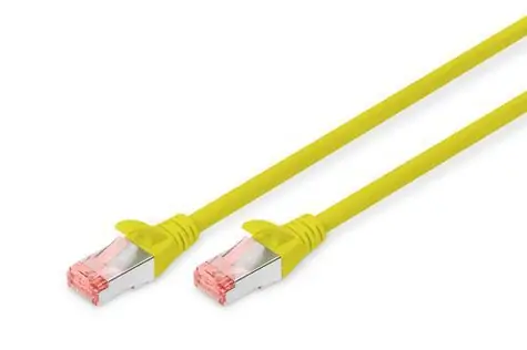 Digitus CAT 6 žlutá / Patch kabel / S/FTP / 3 m / RJ-45 / LSZH / 250 MHz