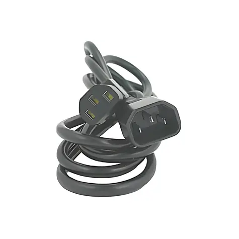 LOGO C13-C14 černá / Prodlužovací kabel / 230V / 3 m / VDE