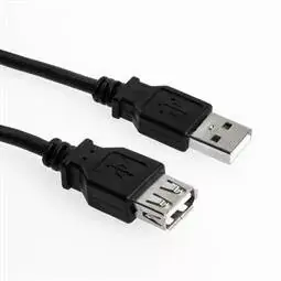 Sharkoon USB-A (M) - USB-A (F) černá / Prodlužovací kabel / USB 2.0 / 0,5 m