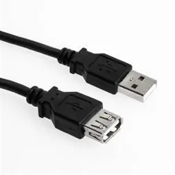 Sharkoon černá / Prodlužovací kabel / USB 2.0 / USB-A / 1 m