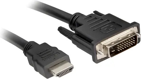 Sharkoon HDMI - DVI-D černá / Redukce / 24+1 / 3m / 3840x2400