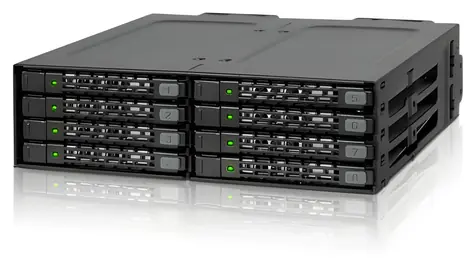 Icy Dock MB998SP-B ToughArmor černá / Box pro HDD/SSD / 8x 2,5