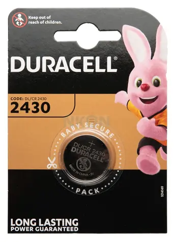 Duracell CR2430 / Knoflíková baterie / Lithium / 3 V / 1 ks