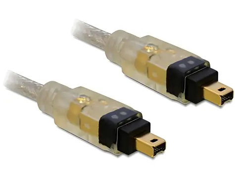 Delock / Kabel FireWire IEEE 1394 / 4 pin (M) - 4 pin (M) / 1 m
