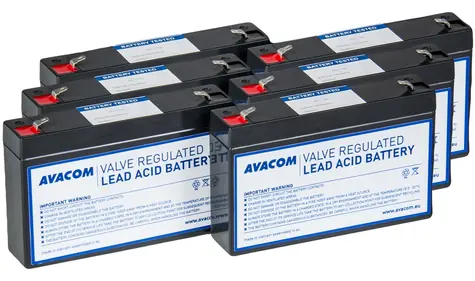 AVACOM AVA-RBP06-06070-KIT / Baterie pro UPS / Legrand Keor SPE R/T 1500 / VRLA / 6 ks / F1