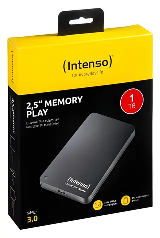 Intenso Memory Play 1TB černá / Externí disk / 2.5