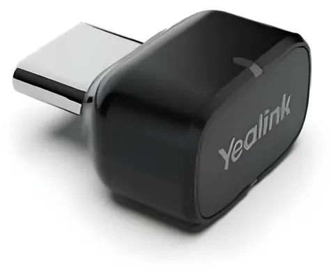 Yealink BT51-C černá / Bluetooth adaptér / USB / Bluetooth 5.0 / dosah 30 m
