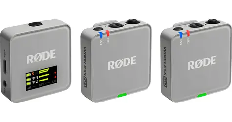 Rode Wireless GO III šedá / Bezdrátový mikrofonní systém / 2,4 GHz / dosah 260 m / 32bit float záznam