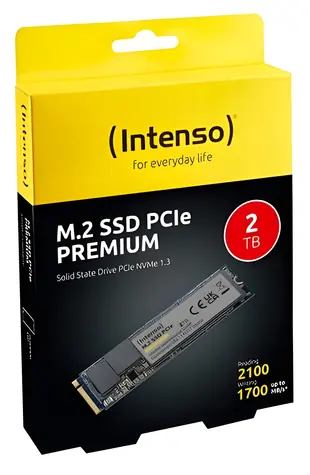 Intenso Premium 2TB / SSD / M.2 2280 / PCIe 3.0 x4 / R:2100MBs / W:1700MBs