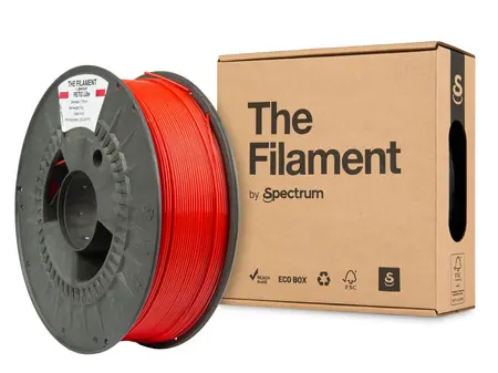 Spectrum The Filament PETG Lite červená / Filament / PETG / 1,75 mm / 1 kg