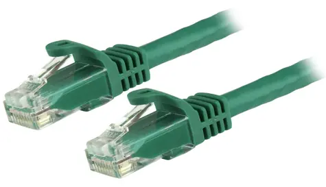 StarTech CAT6 Snagless zelená / Patch kabel / UTP / 15 m / RJ-45 / PoE